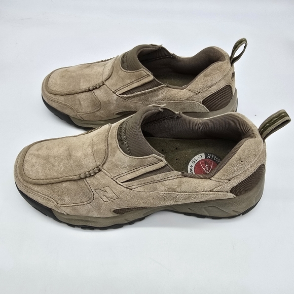 New Balance Shoes Women's 8D Loafers 750 WW750BR Suede Non Marking ABZ0RB - Picture 7 of 10